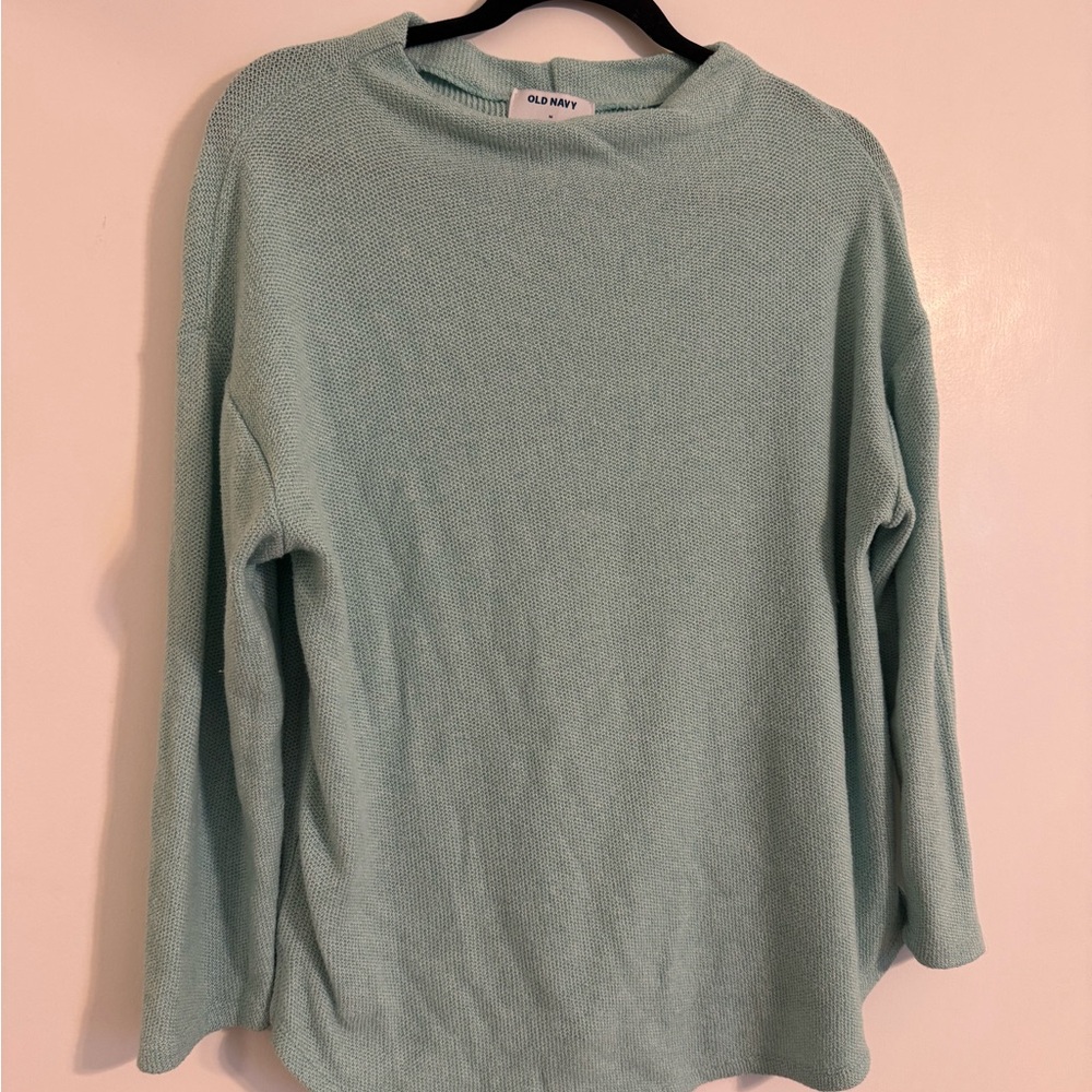 Old Navy Women's Light Green Crew Neck Sweater